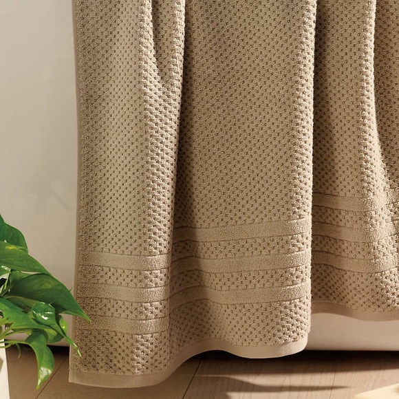 Bleeker & Main Waffle Bath Towel 2-piece Set - Picture 3 of 3
